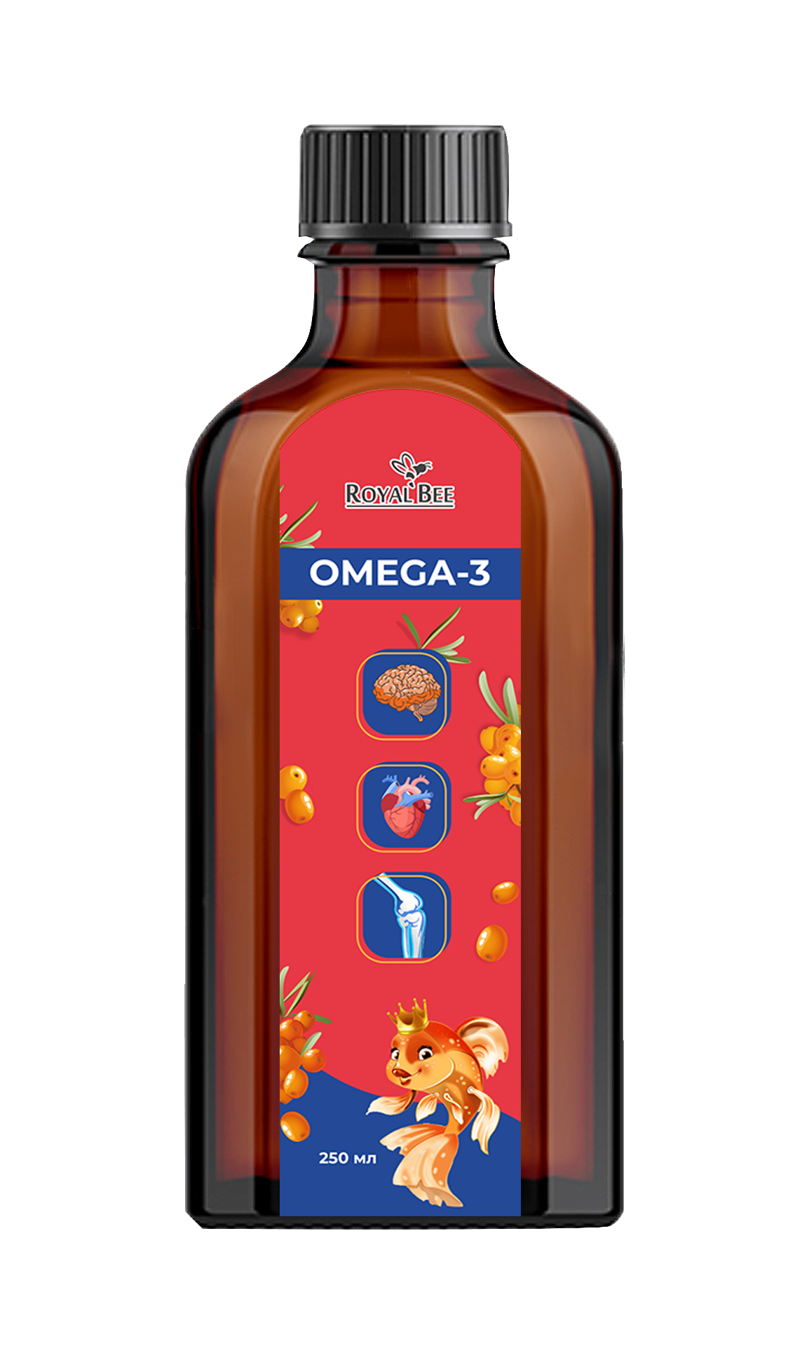 OMEGA-3 | ОМЕГА-3 с концентратом облепихового масла, 250 мл