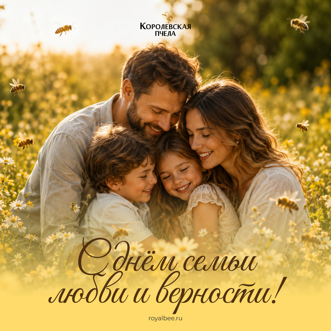 С Днём семьи, любви и верности!  компании RoyalBee