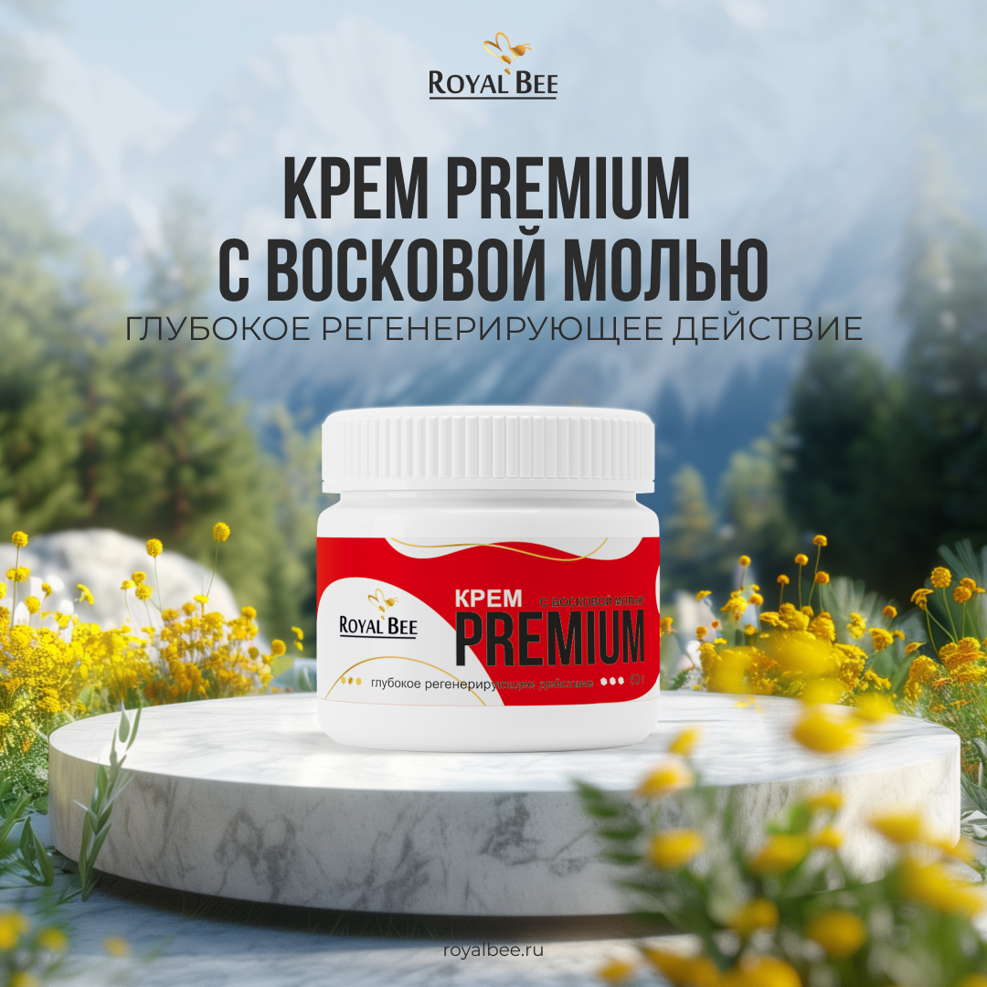 Обновлённый дизайн крема PREMIUM с восковой молью