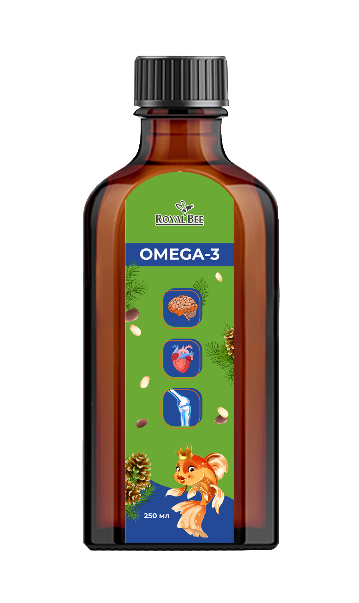 OMEGA-3 | ОМЕГА-3 с кедровой живицей, 250 мл
