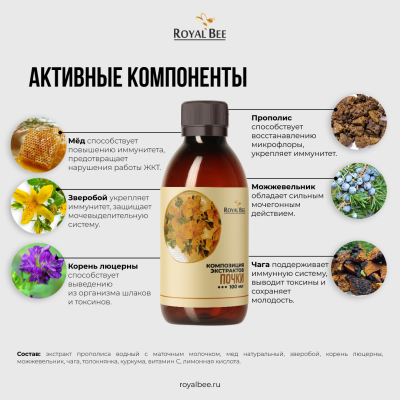 КОМПОЗИЦИЯ ЭКСТРАКТОВ "ПОЧКИ", 100 мл